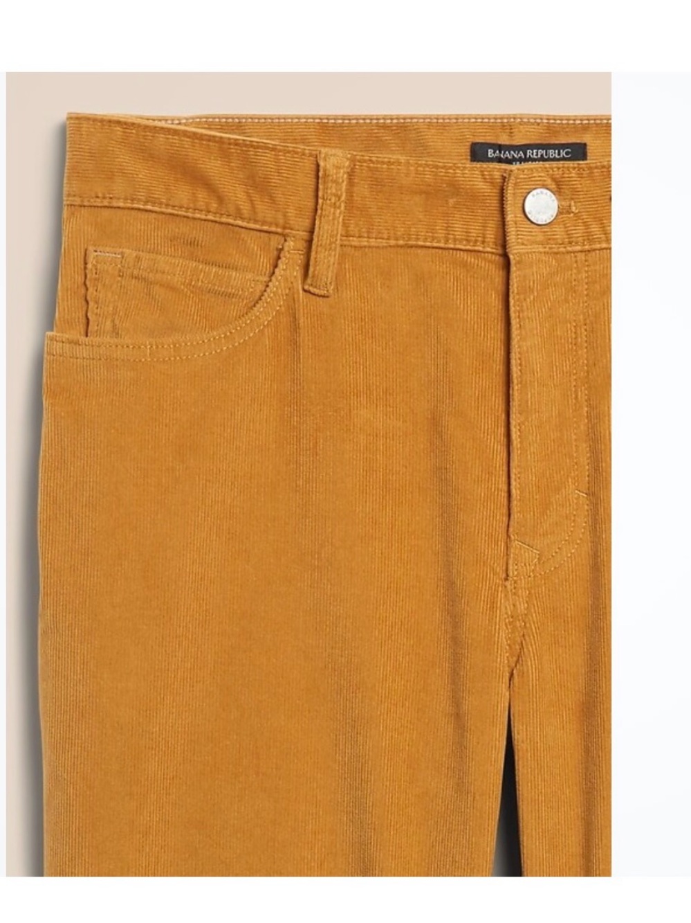 NWT Banana Republic Women’s Corduroy Pants in Mustard Gold